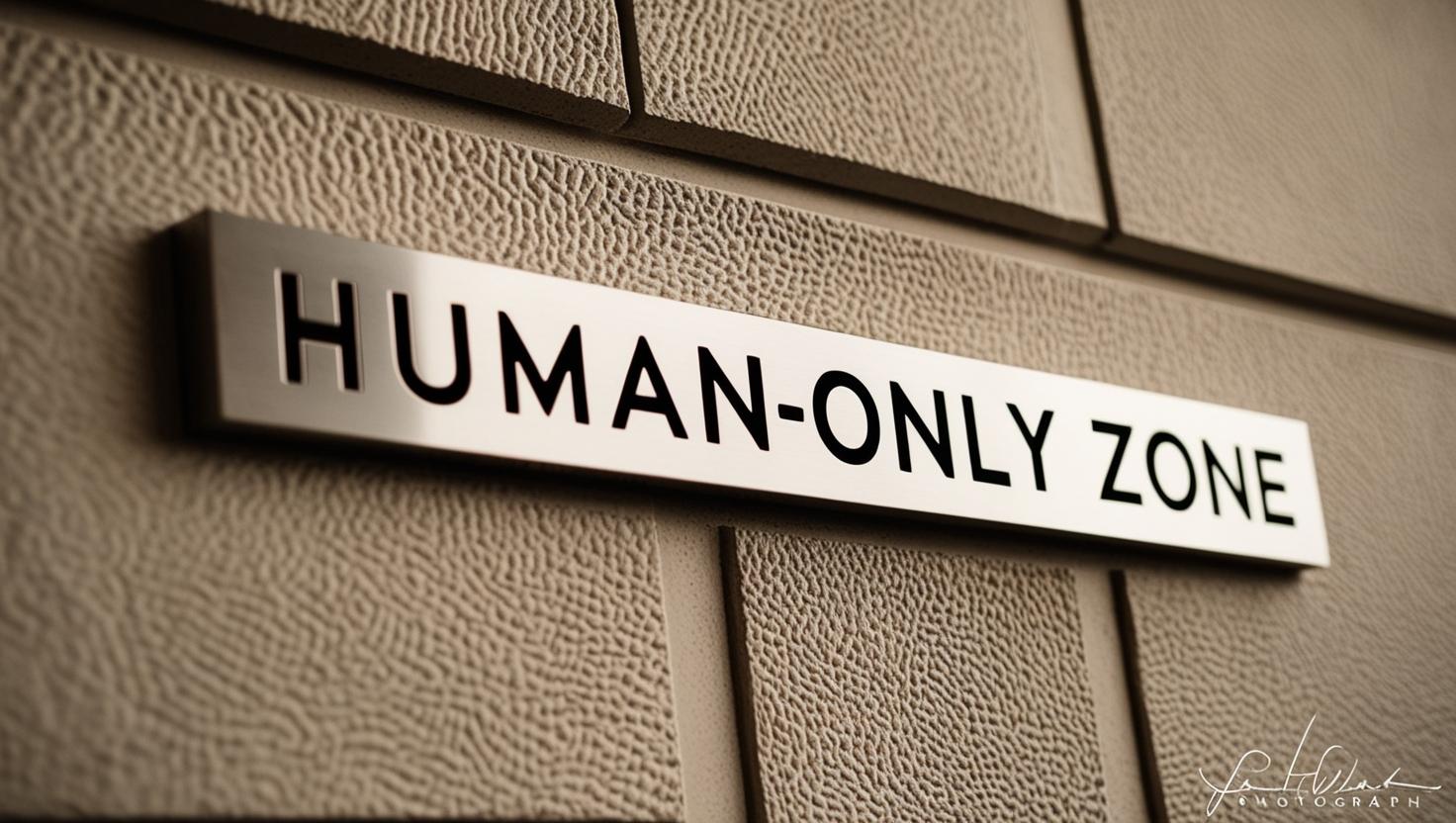 Human only zone